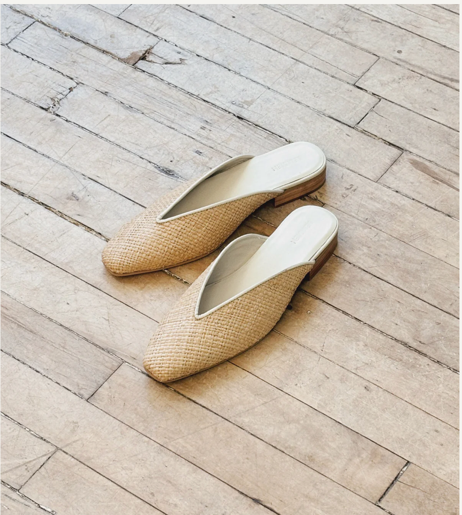 BEMBIEN FAYE MULE RAFFIA 