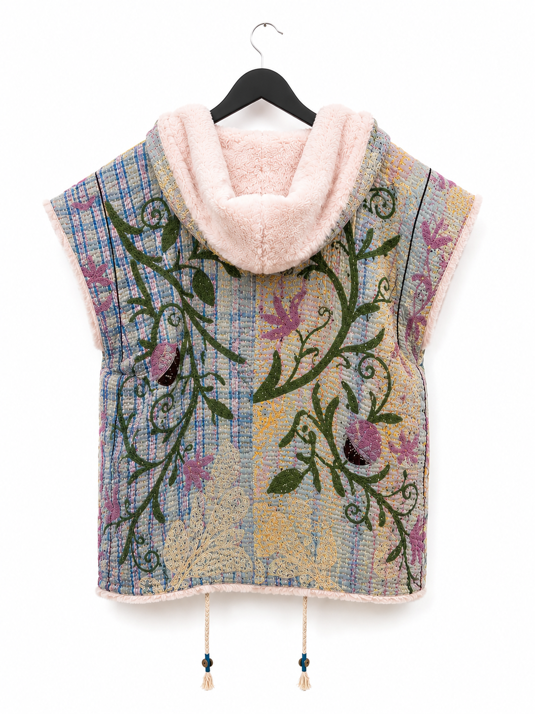 Back L'ile Bleue Kantha Blue Garden Suzani 
