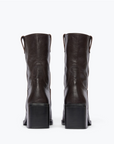Back of Freda Salvador Nan Boot in Classic Redwood Buffalo 