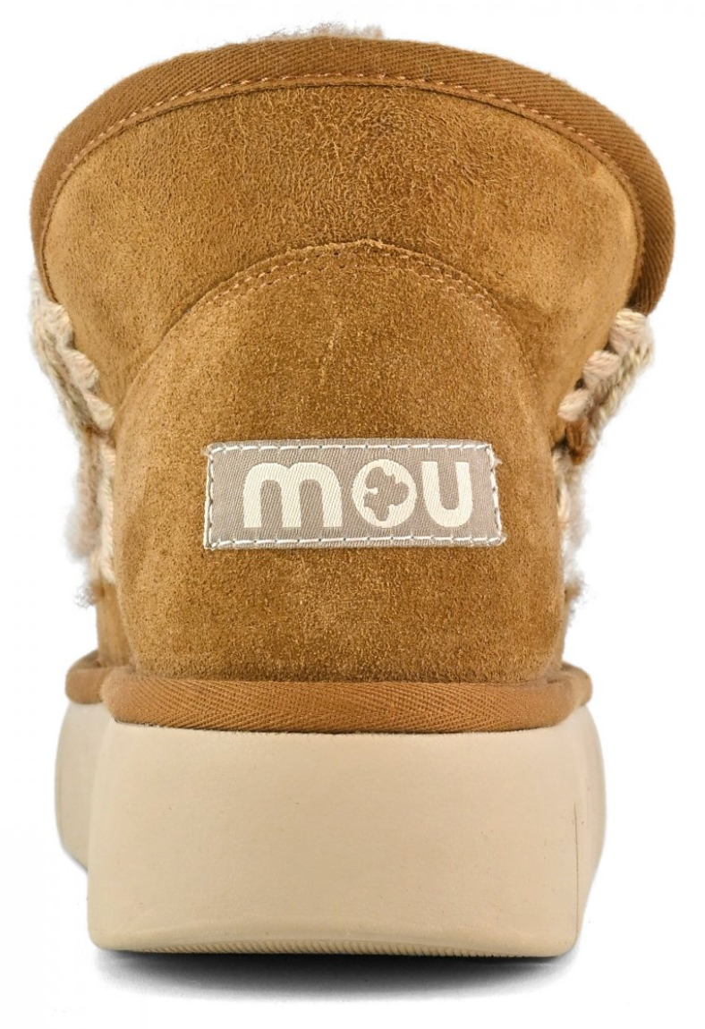 Back of Mou Bounce Cognac Sneaker 