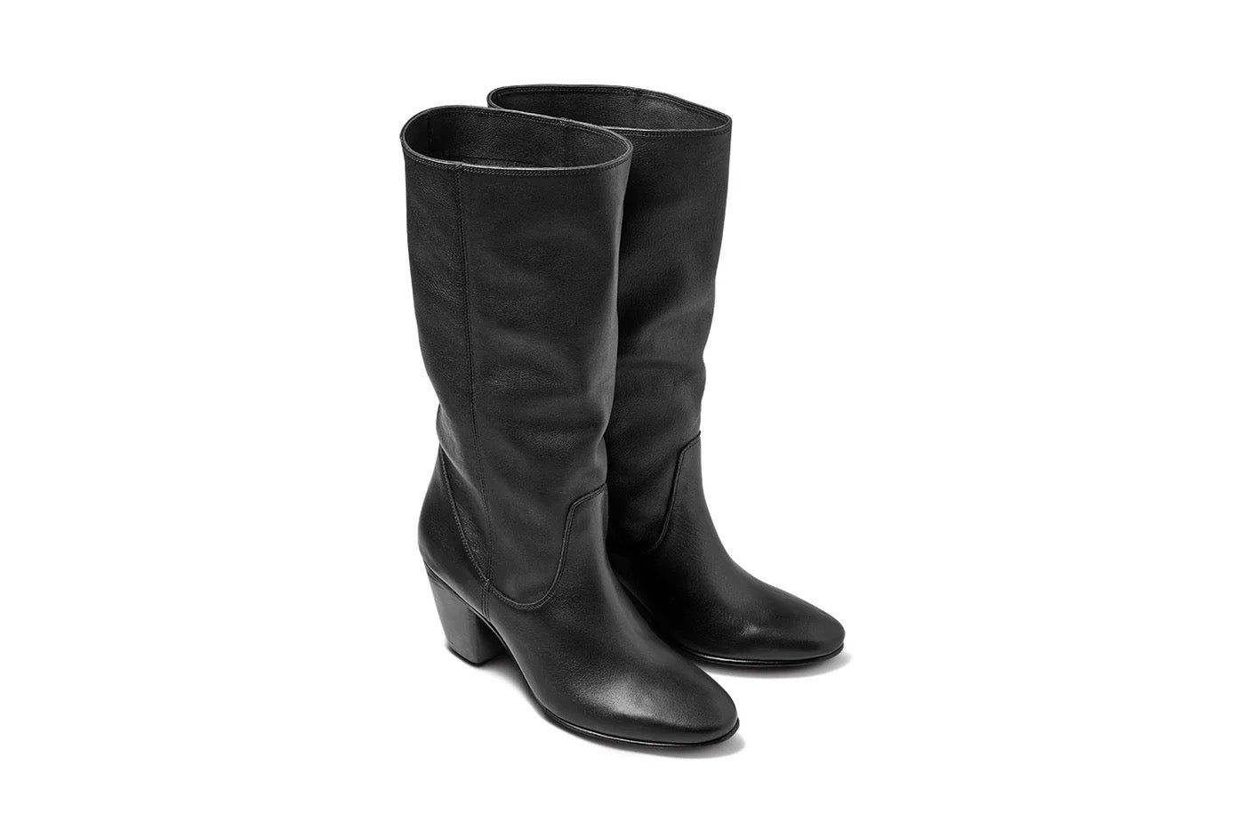 Beek Black Leather Crowboot