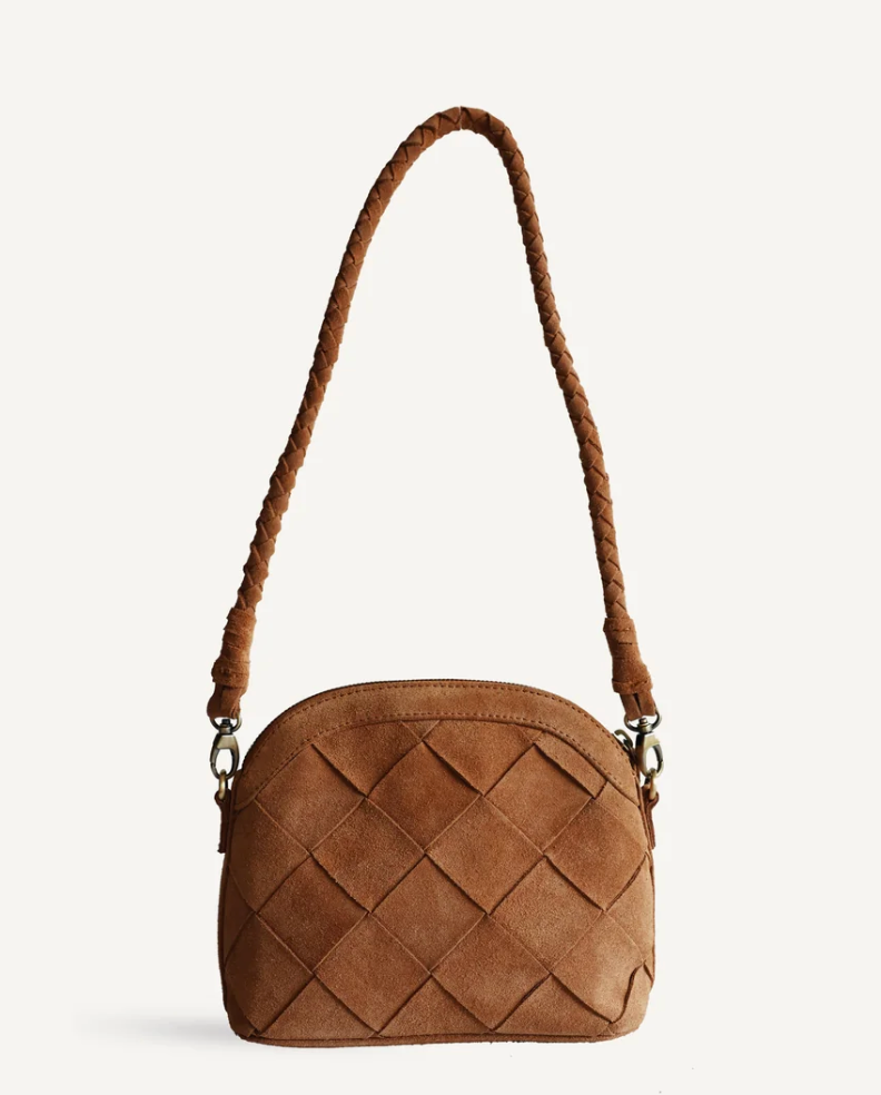 Bembien Mini Carmen Bag in Copper Suede 