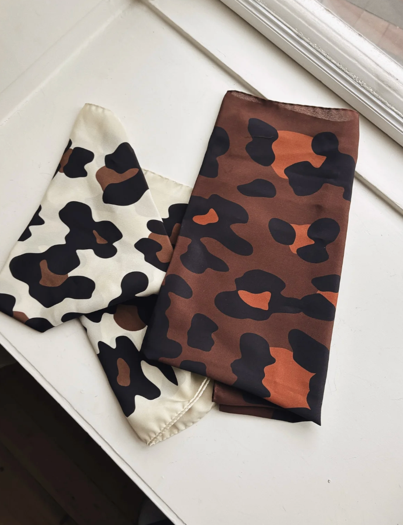 Bembien Sahara Scarf in Espresso and Sand