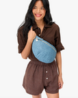 CLARE V DESERT BLUE GRANDE FANNY 