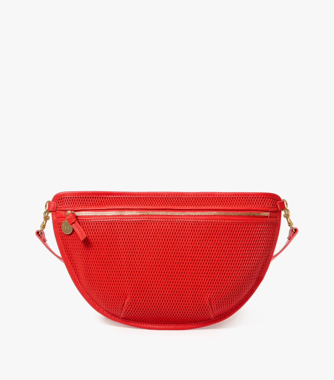 CLARE V GRANDE FANNY BRIGHT POPPY 