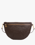 CLARE V GRANDE FANNY ESPRESSO RATTAN 