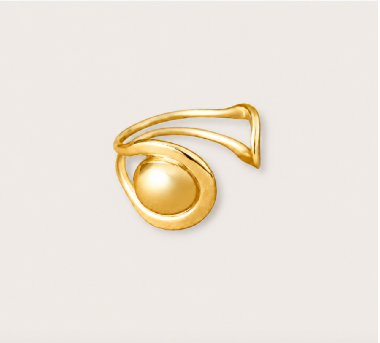 CLARIS VIROT  GOLD CUFF