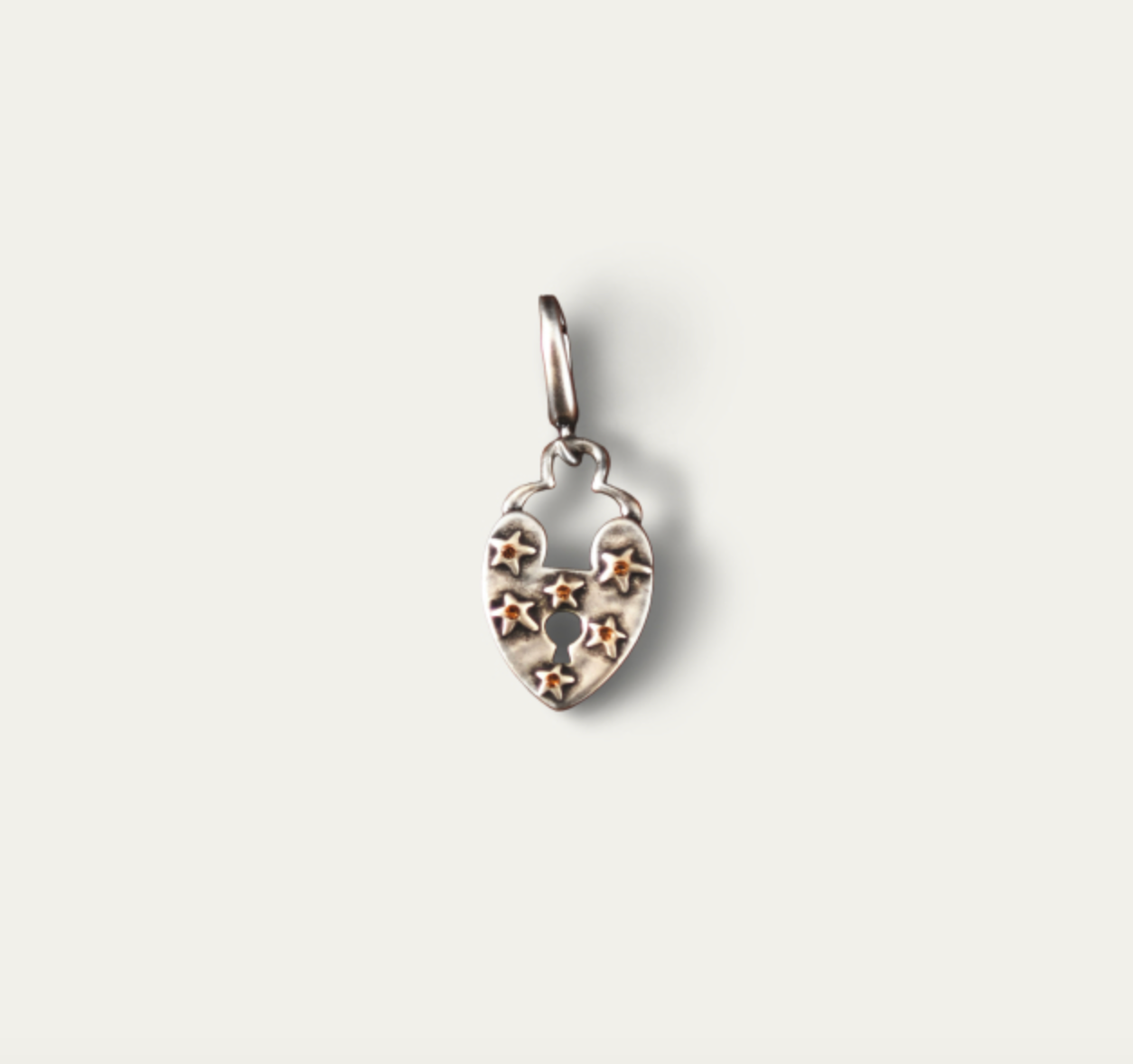 CLARIS VIROT SILVER HEART PENDANT
