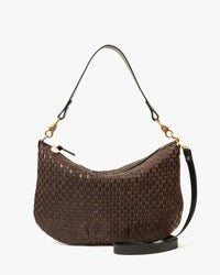 Clare V Black and Brown Moyen Messenger
