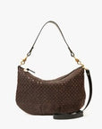 Clare V Black and Brown Moyen Messenger