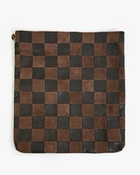 ClareV Checkered Carryall Clutch 