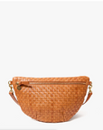  Clare V Grande Fanny Natural Woven Checker 