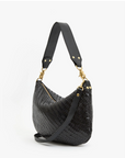 Clare V Moyen Messenger Black Zig Zag 