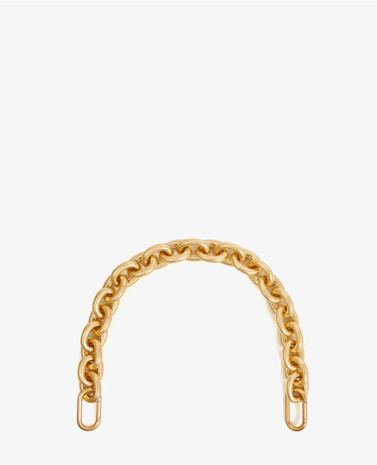 Clare V Shortie Strap in Vintage Gold