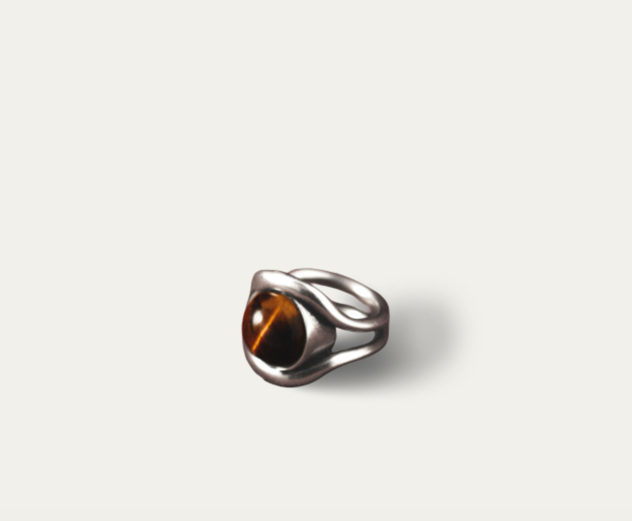 Claris Virot Tiger's Eye Ring 