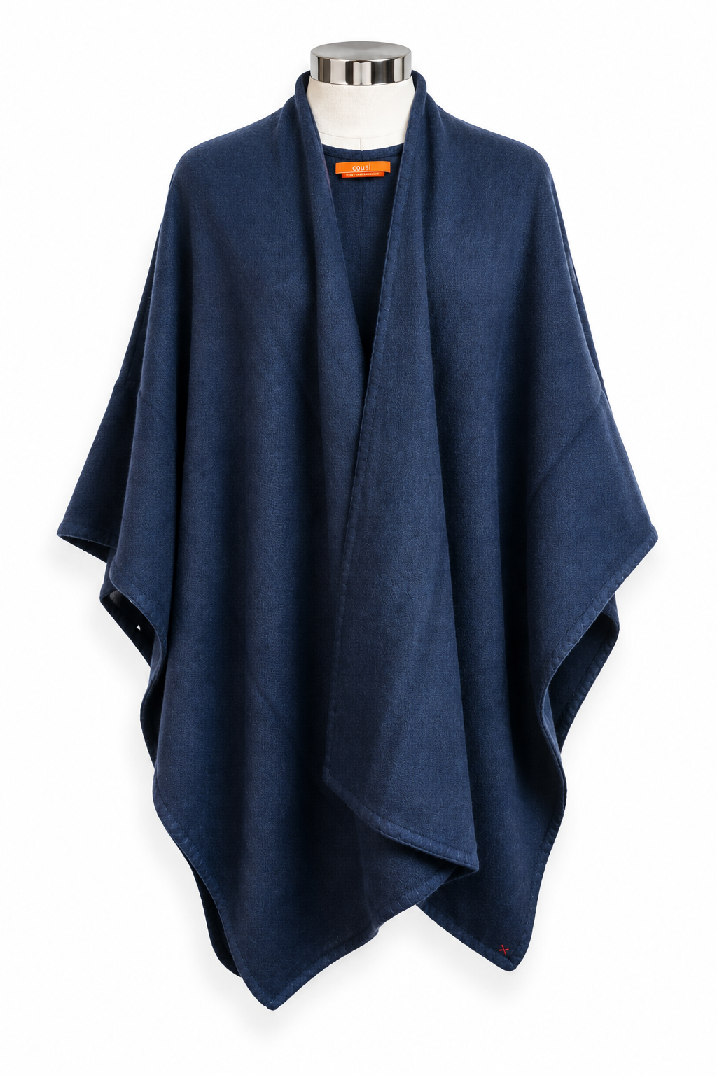 Cosi Textiles 100% Yak Wool Poncho in Dark Oxford 