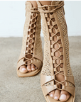 DANIELLA SHEVEL SOFT CARAMEL FRIDA BOOT 