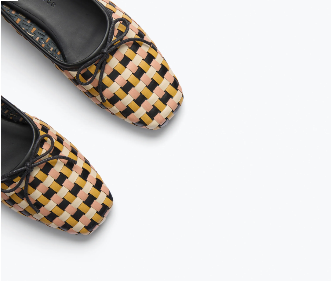 FREDA MANGO WOVEN JADA FLAT 