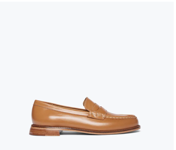 FREDA SALVADOR Cuoio Spazzolato elba penny loafer