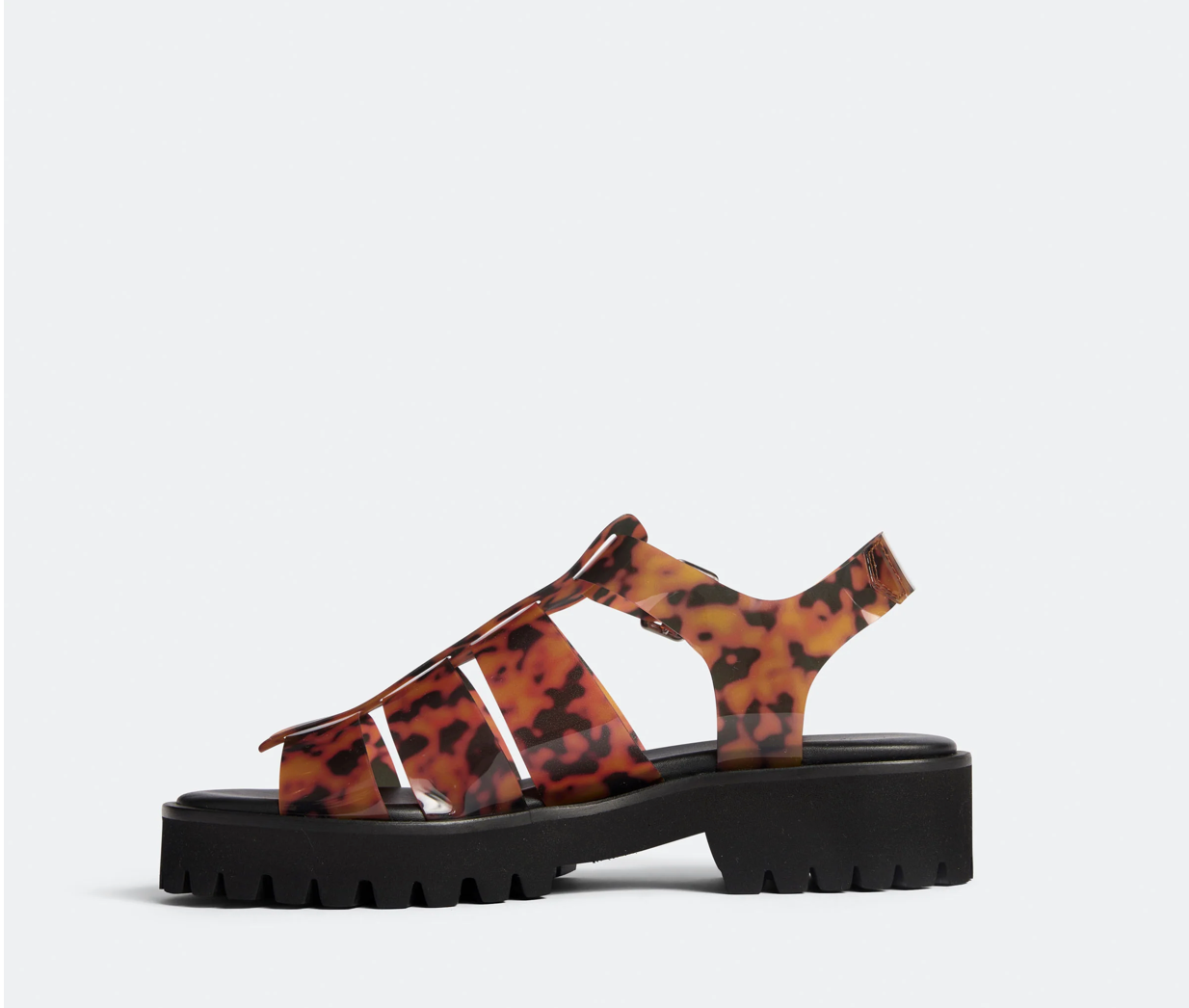 FREDA SALVADOR DARY LUG SOLE FISHERMAN TORTOISE PVC