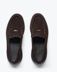 FREDA SALVADOR ESPRESSO SUEDE ELBA LOAFER