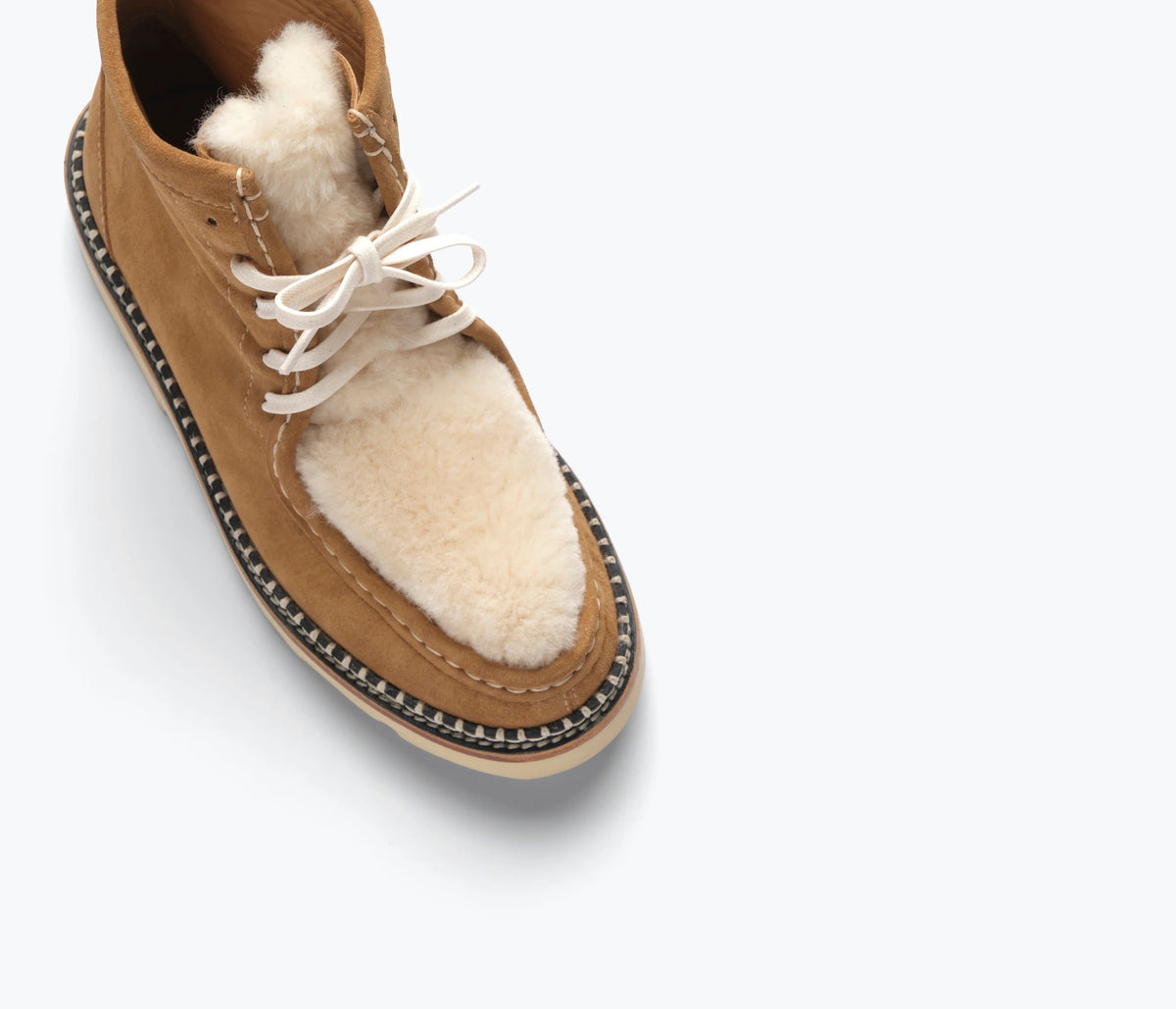 FREDA_SALVADOR_HAZEL_SUEDE_WINNIE_BOOT_WITH WHITE LACES