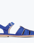 FREDA SALVADOR SERA COBALT SUEDE FISHERMAN 