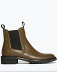 Freda Salvador Green Water Resistant Chelsea Boot 