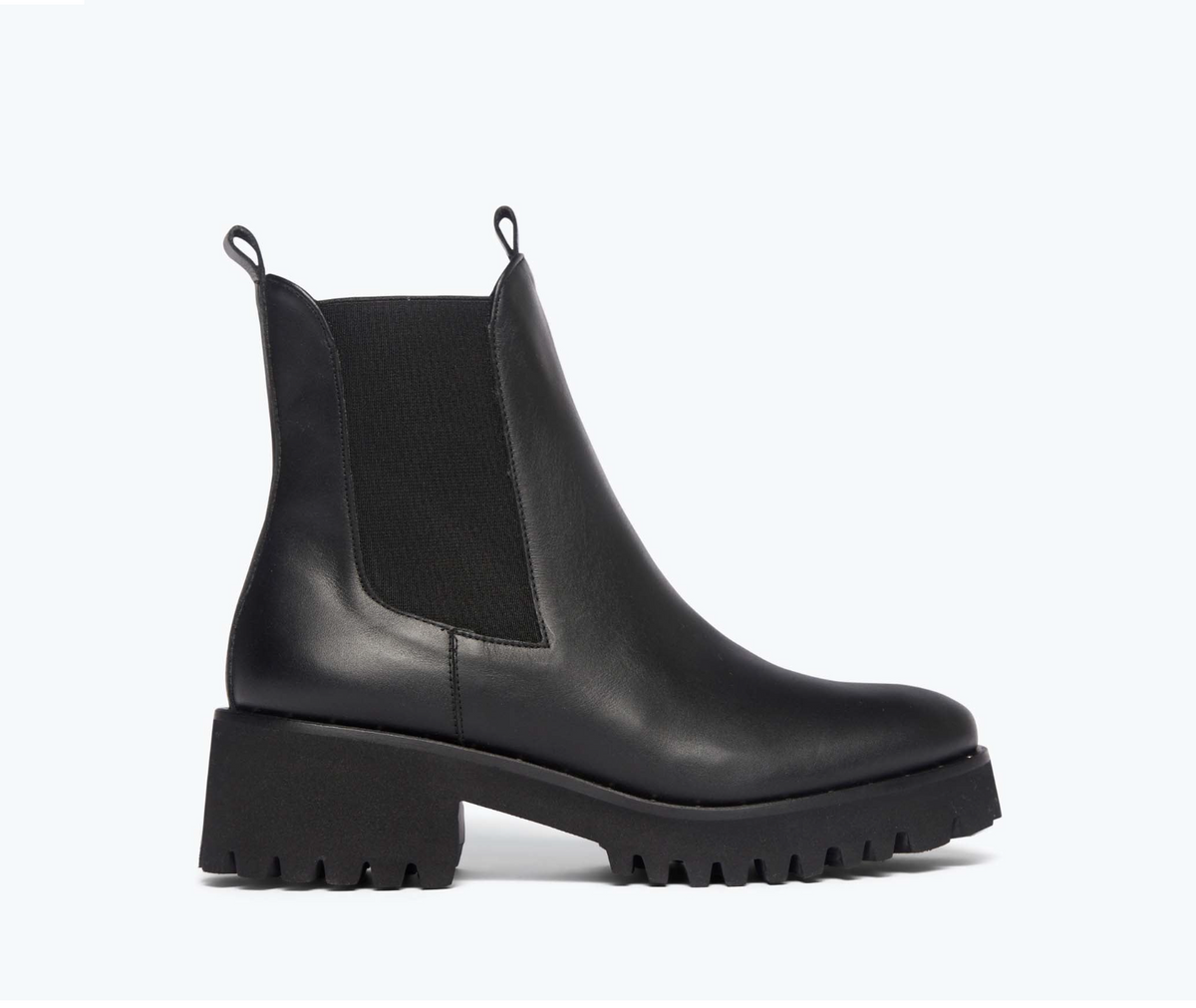 Freda Salvador Brooke Rain Resistant Boot in Black Calf