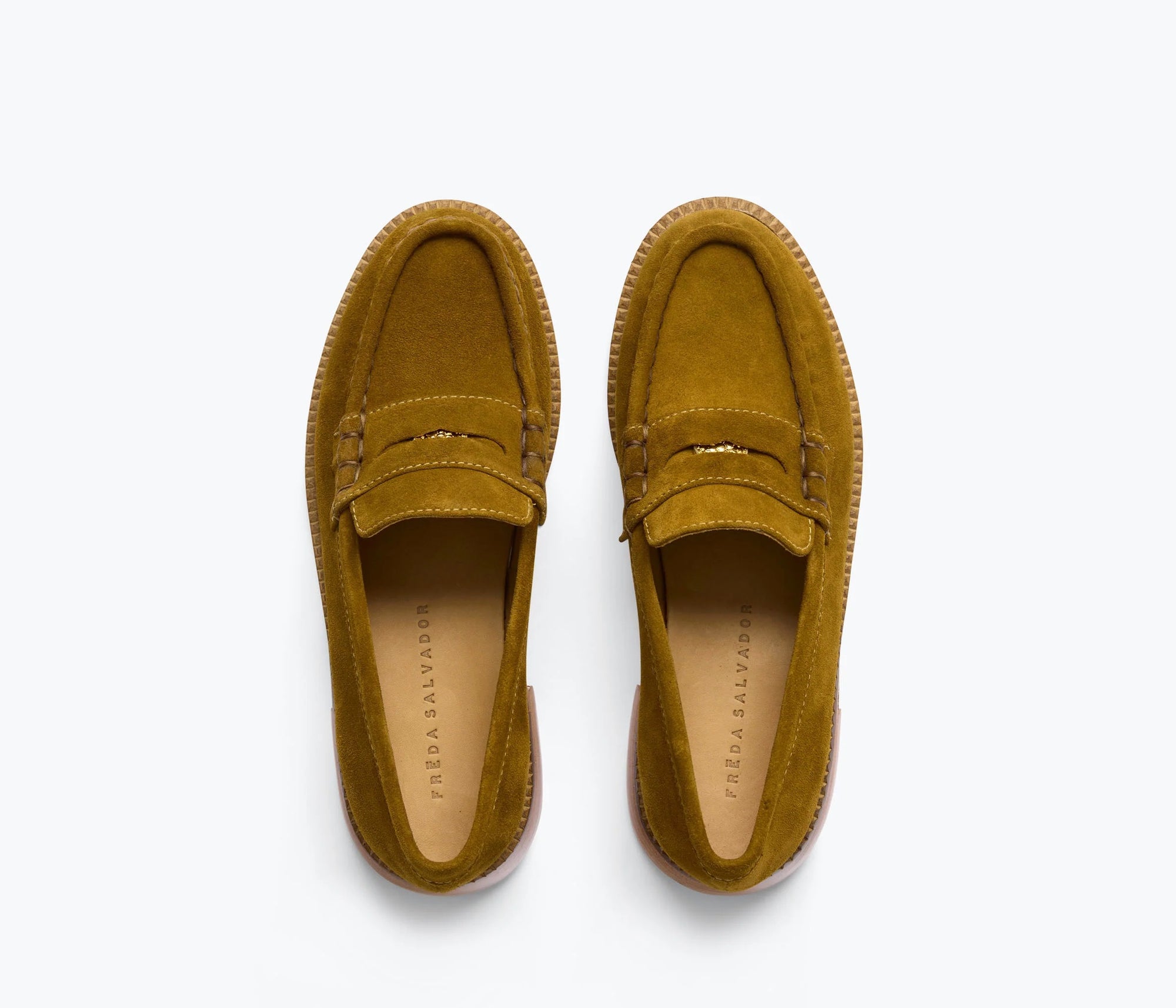 Freda Salvador Elba Suede Penny Loafer 