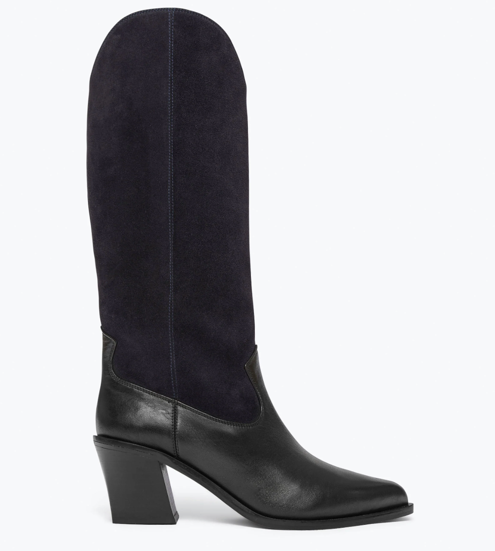 Freda Salvador Nancie Navy Suede Boot 