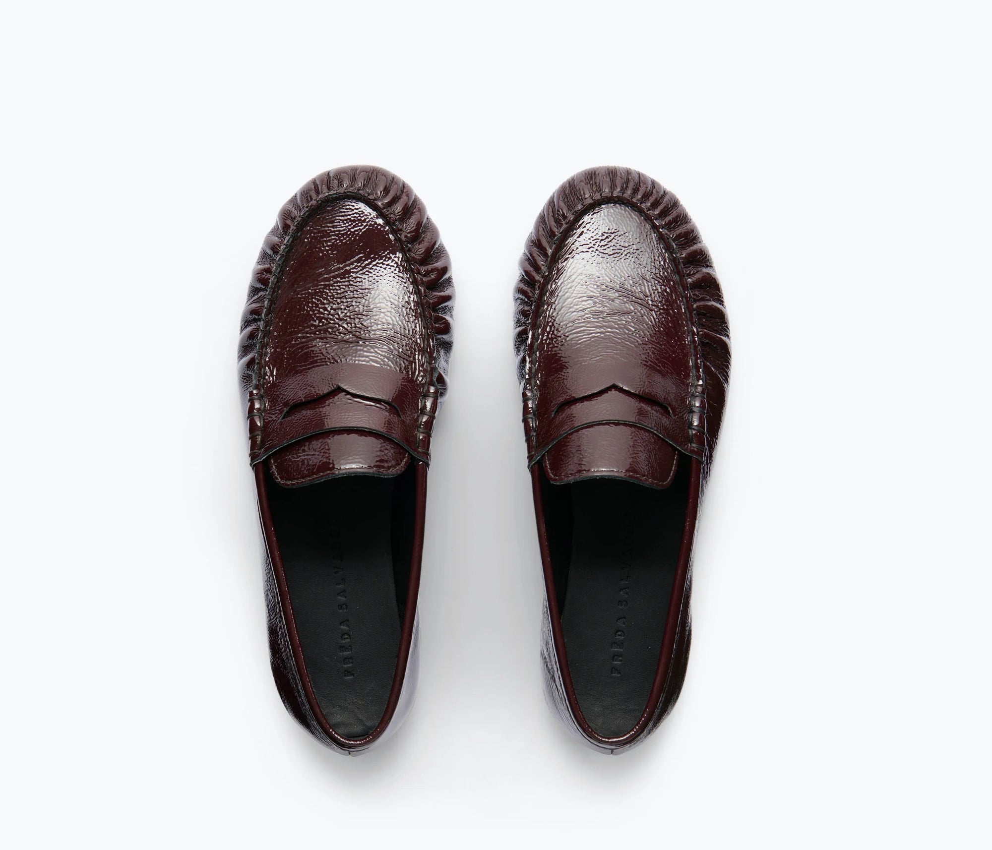 Freda Salvador Ruched Wine Sydney Loafer