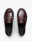 Freda Salvador Ruched Wine Sydney Loafer