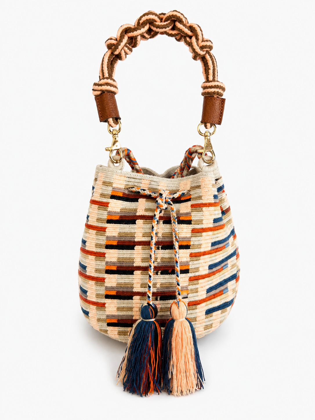 GUANABANA CROSS BODY M BAG PEACH MULTI 