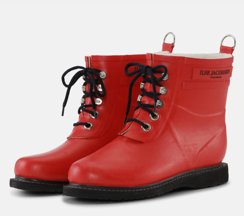 ILSE JACOBSEN DEEP RED RUB2 BOOT 