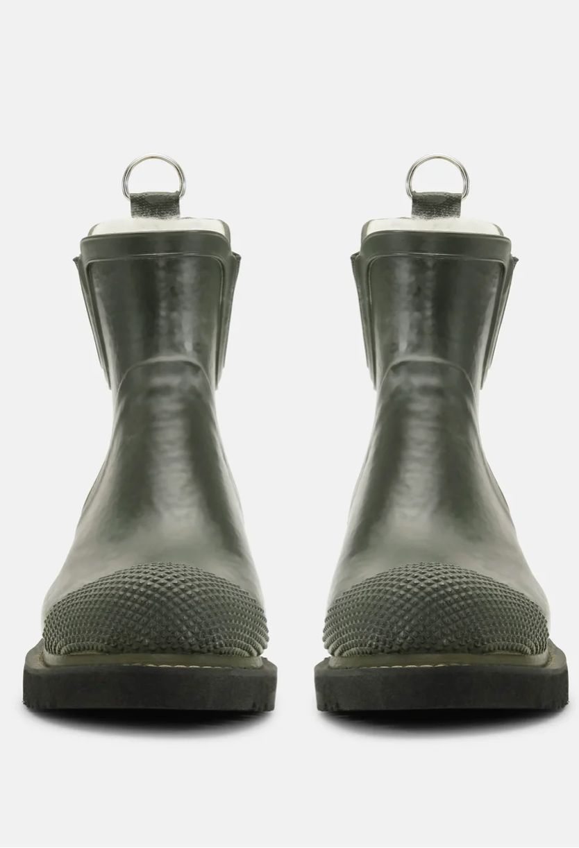 ILSE JACOBSEN GREEN CHELSEA RAIN BOOT