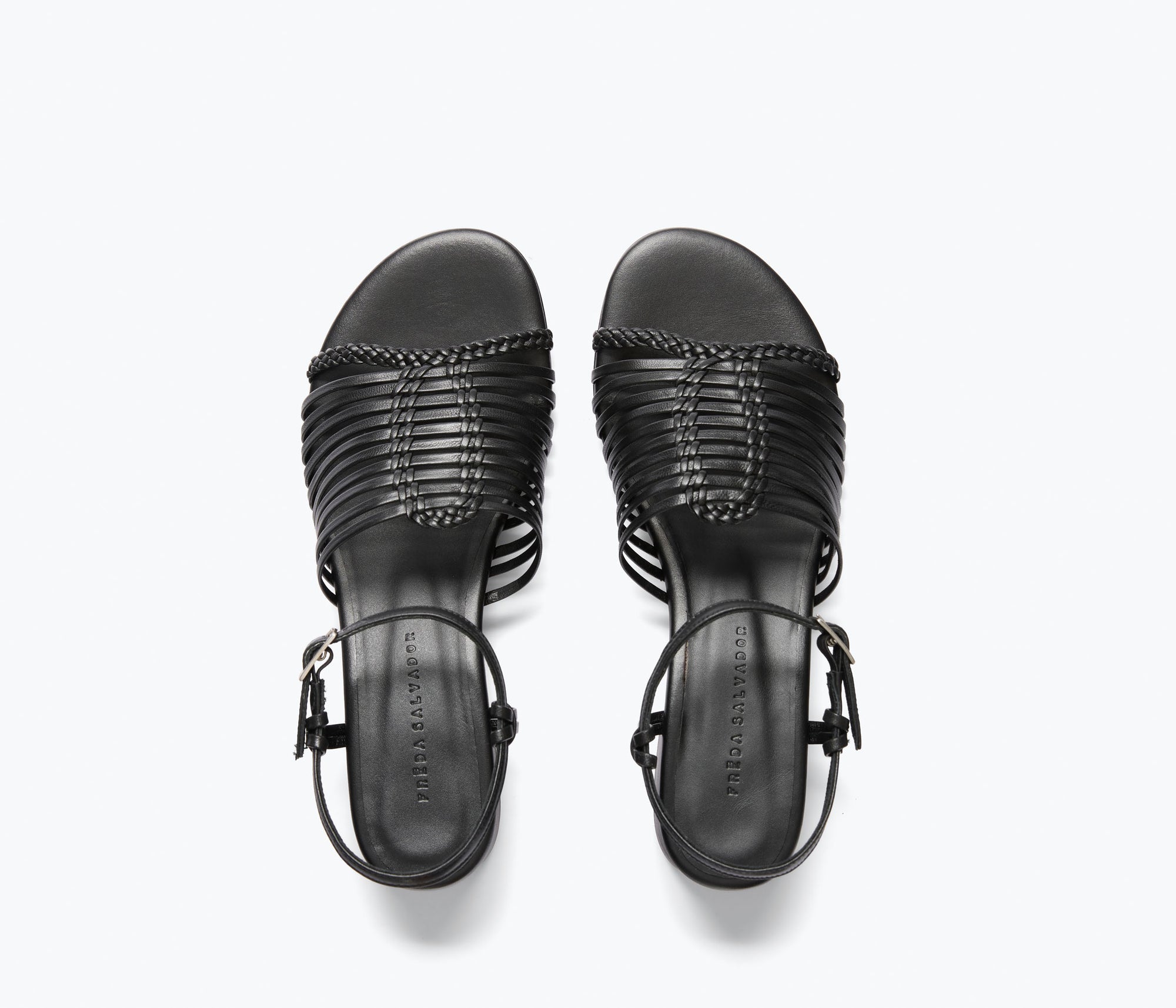 FRĒDA SALVADOR: JUDY WOVEN BLOCK HEEL SANDAL