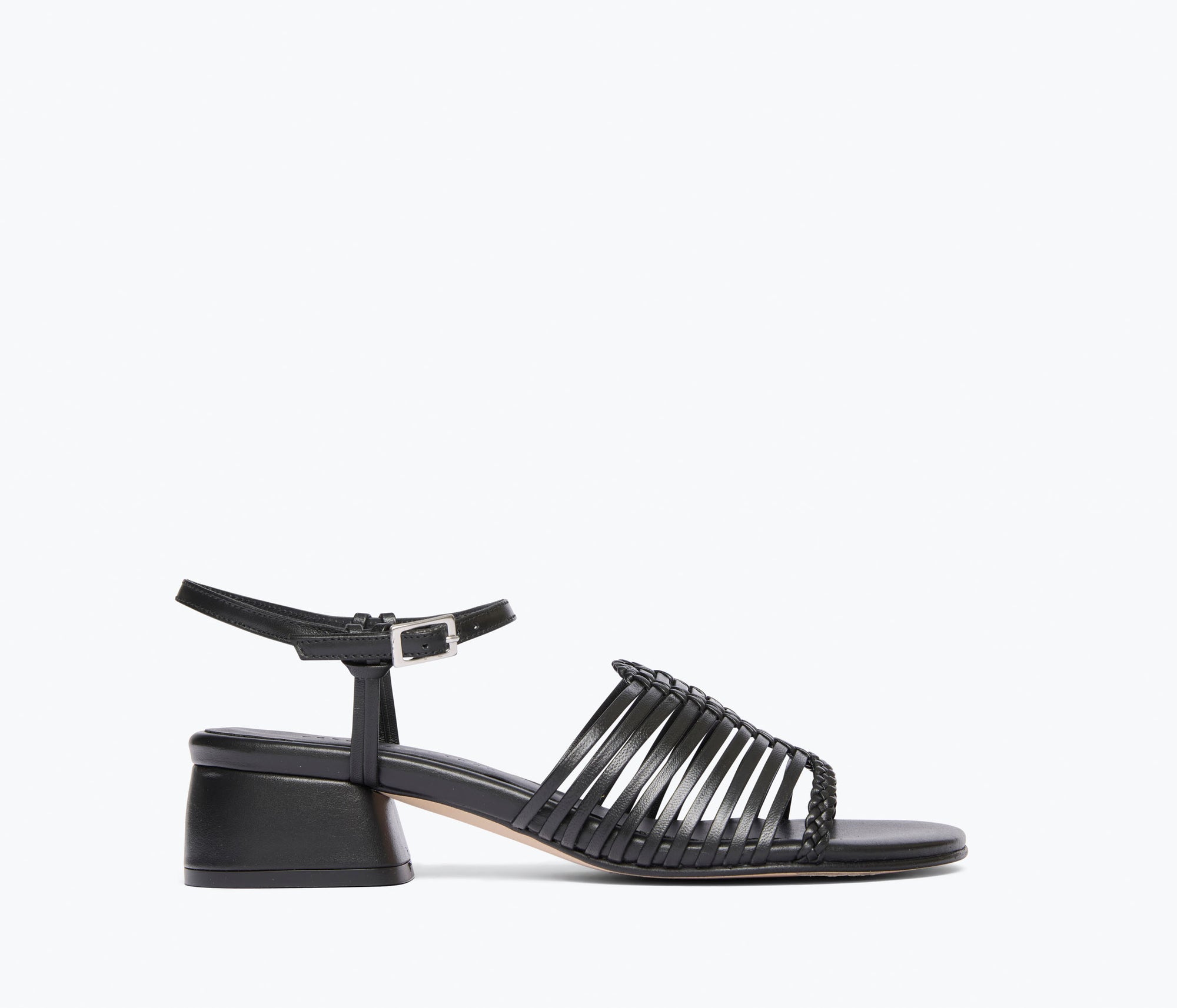 FRĒDA SALVADOR: JUDY WOVEN BLOCK HEEL SANDAL