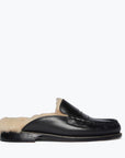 FRĒDA SALVADOR: TEMI SHEARLING PENNY LOAFER MULE