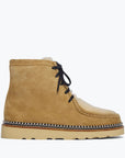 FRĒDA SALVADOR: WINNIE MOCCASIN BOOT HAZEL SUEDE WITH SHEARLING