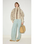 FRĒDA SALVADOR: WINNIE MOCCASIN BOOT HAZEL SUEDE WITH SHEARLING