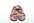 Pair of brown sandals on a white background
