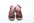 Pair of brown sandals on a white background