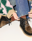 MODEL IN FREDA_SALVADOR_SHADOW_SUEDE_WINNIE_BOOT