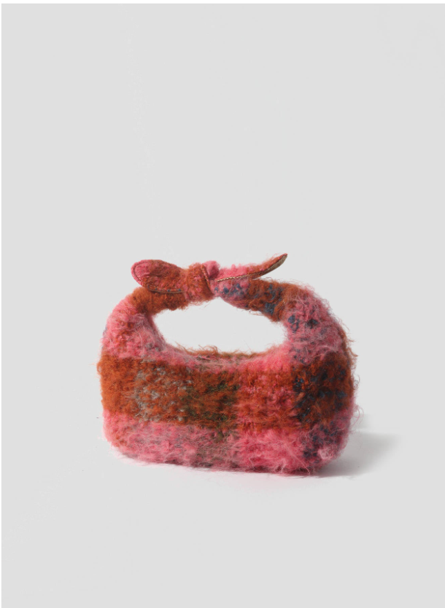 Maria La Rosa Bound Scottish Small Bag in Red 
