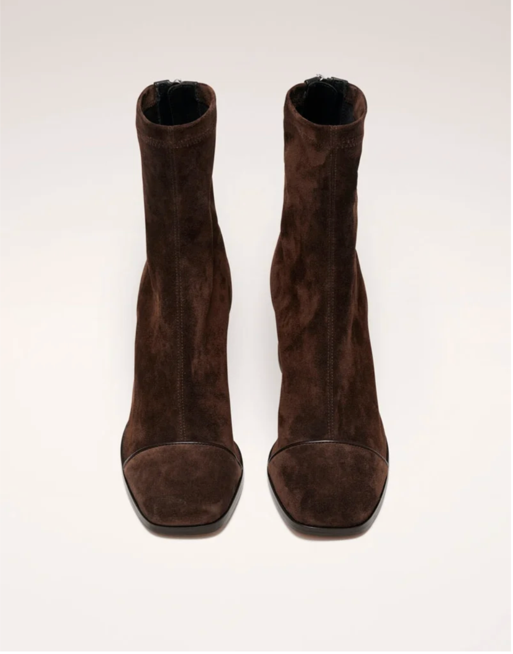 NOMASEI Aria Brown Suede Ankle Boots 