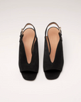 NOMASEI Baghera Camoscio Black Sandals