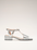 NOMASEI FELICITA SILVER SANDAL