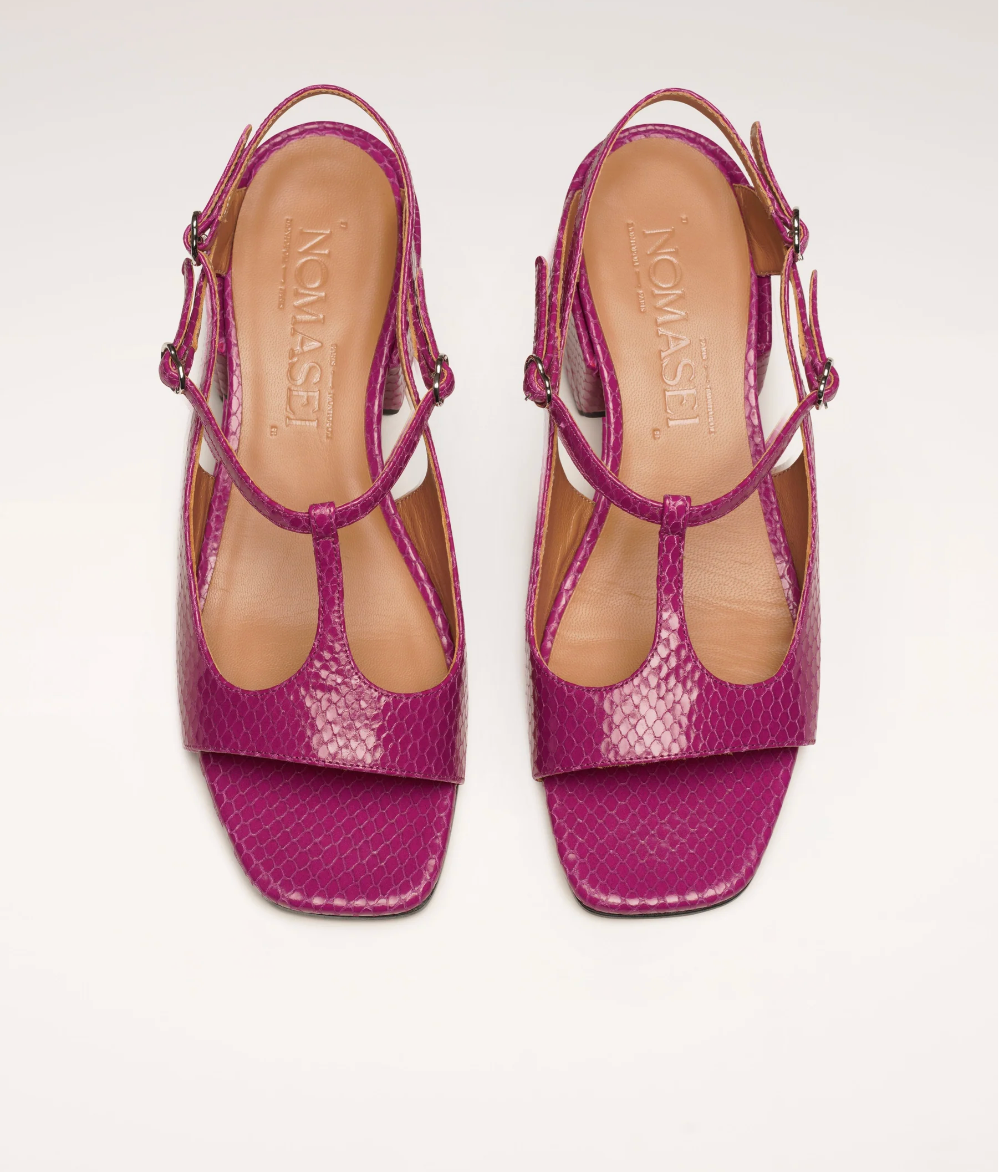 NOMASEI FUCHSIA ROOFTOP SANDAL 