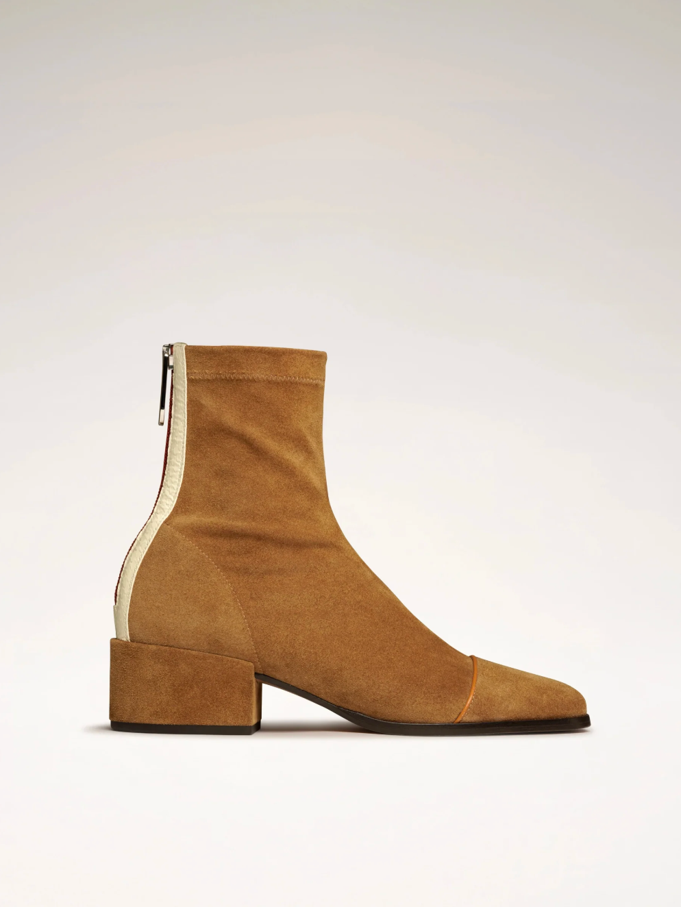 NOMASEI Strada Ankle Boot in Suede Cognac 